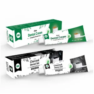 Aloe Dental Cream & Aloe Charcoal Dental Gel– Herbal Teeth Cleaning & Protection Combo